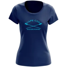 100% Cotton Cape Cod Masters Rowing Women's Team Spirit T-Shirt