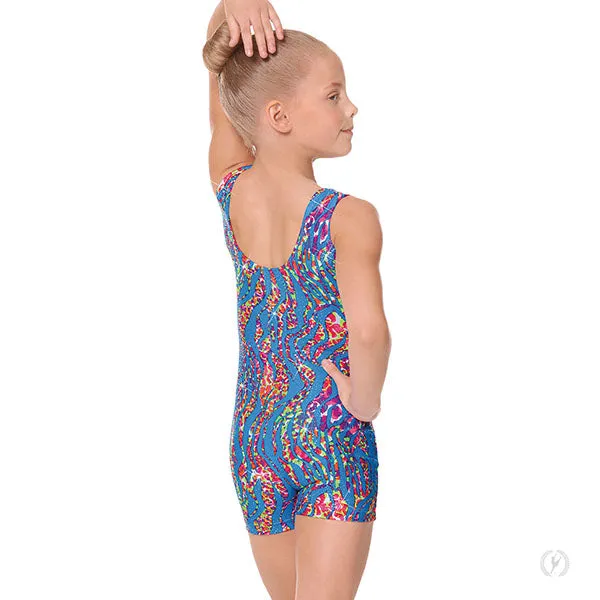 47503 Child Under The Sea Sequin Gymnastics Biketard