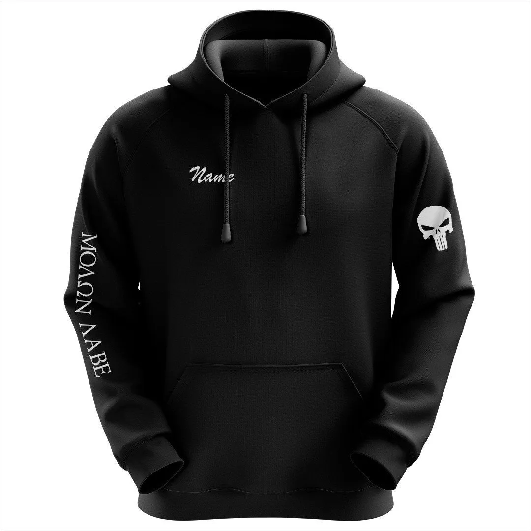 50/50 Hooded Newport Sea Base Rowing Pullover Sweatshirt- Black