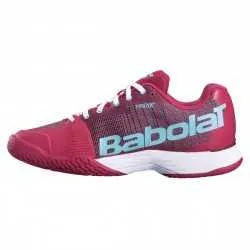 Babolat Jet Mach I Kids & Women All Court Purple Blue Pastel Handball Volleyball Tennis Shoes