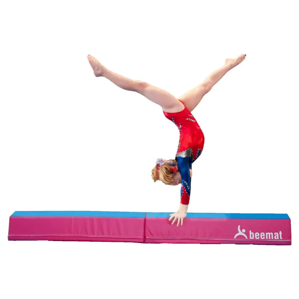 Beemat Foldable Balance Beam & Mat | Purple & Pink (Value Pack)