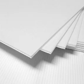 Blank White 3mm Correx Boards