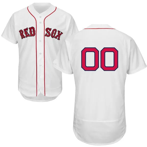 Boston Red Sox Customizable Baseball Jersey - 4 Styles Available