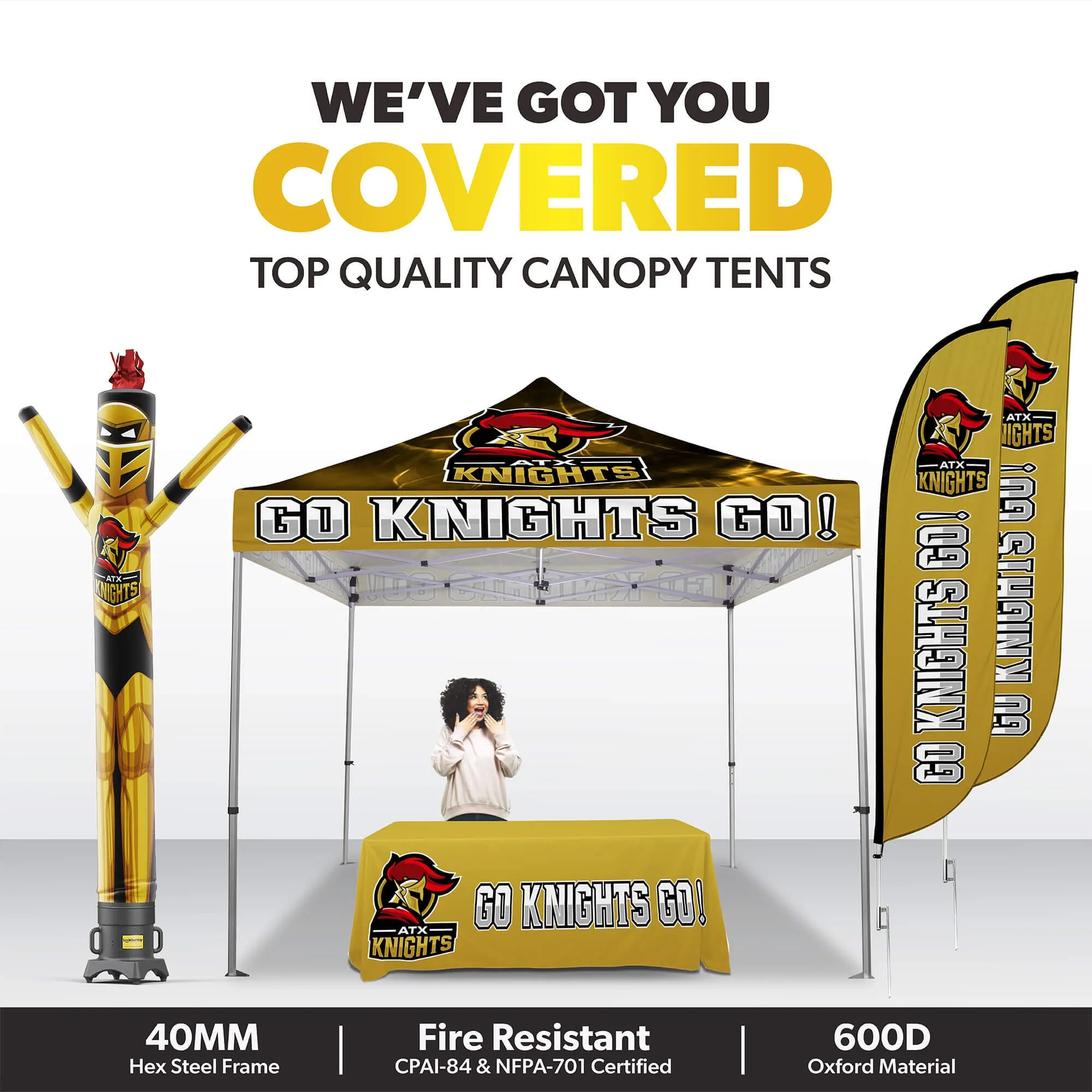 Custom Team Tent Package