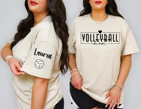 Custom Volleyball Mom Comfort Colors Shirt