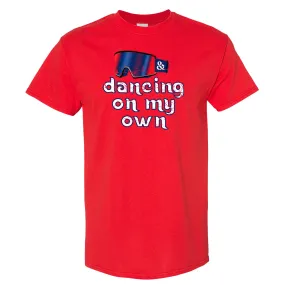 Dancing On My Own Red T-Shirt | Philadelphia Baseball