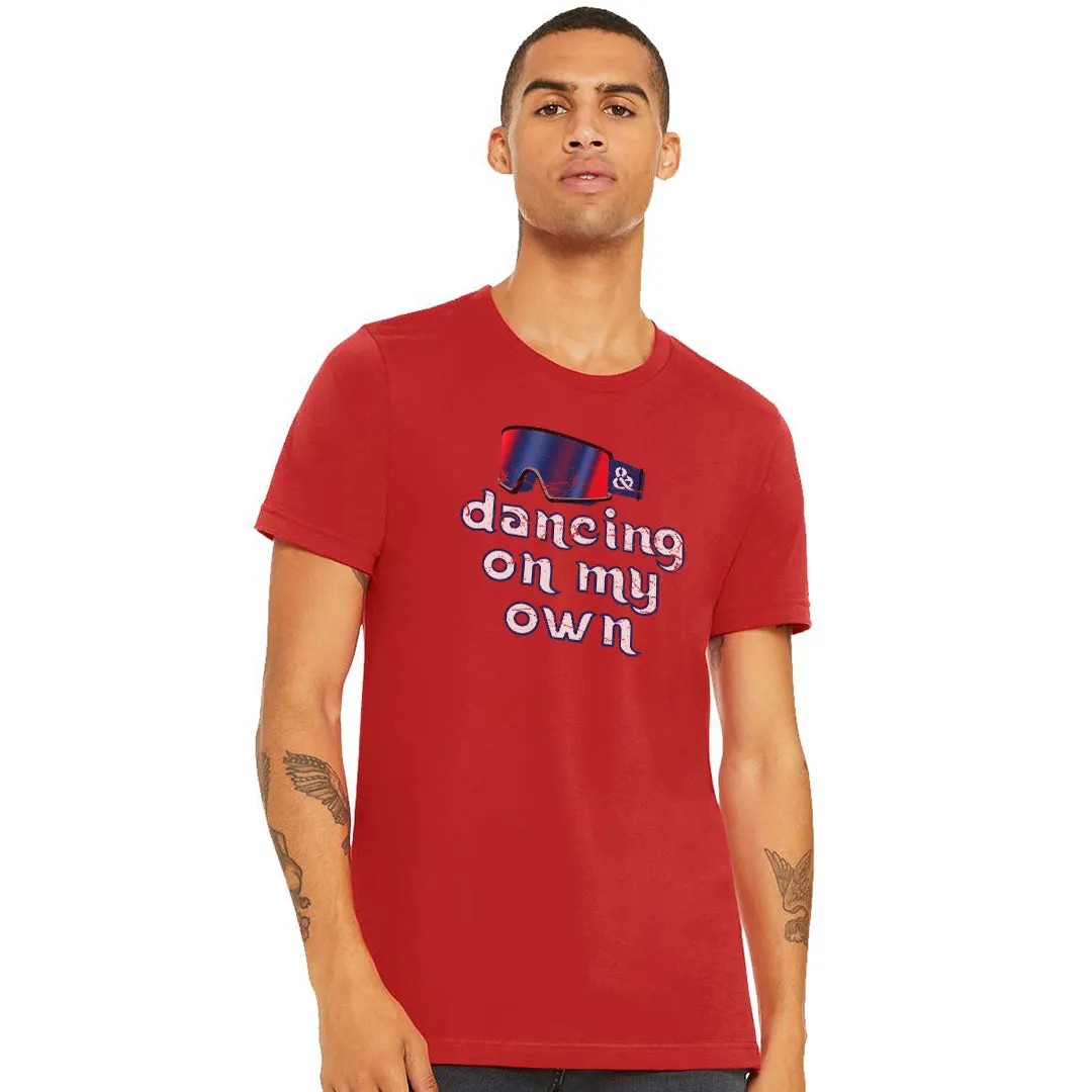 Dancing On My Own Red T-Shirt | Philadelphia Baseball