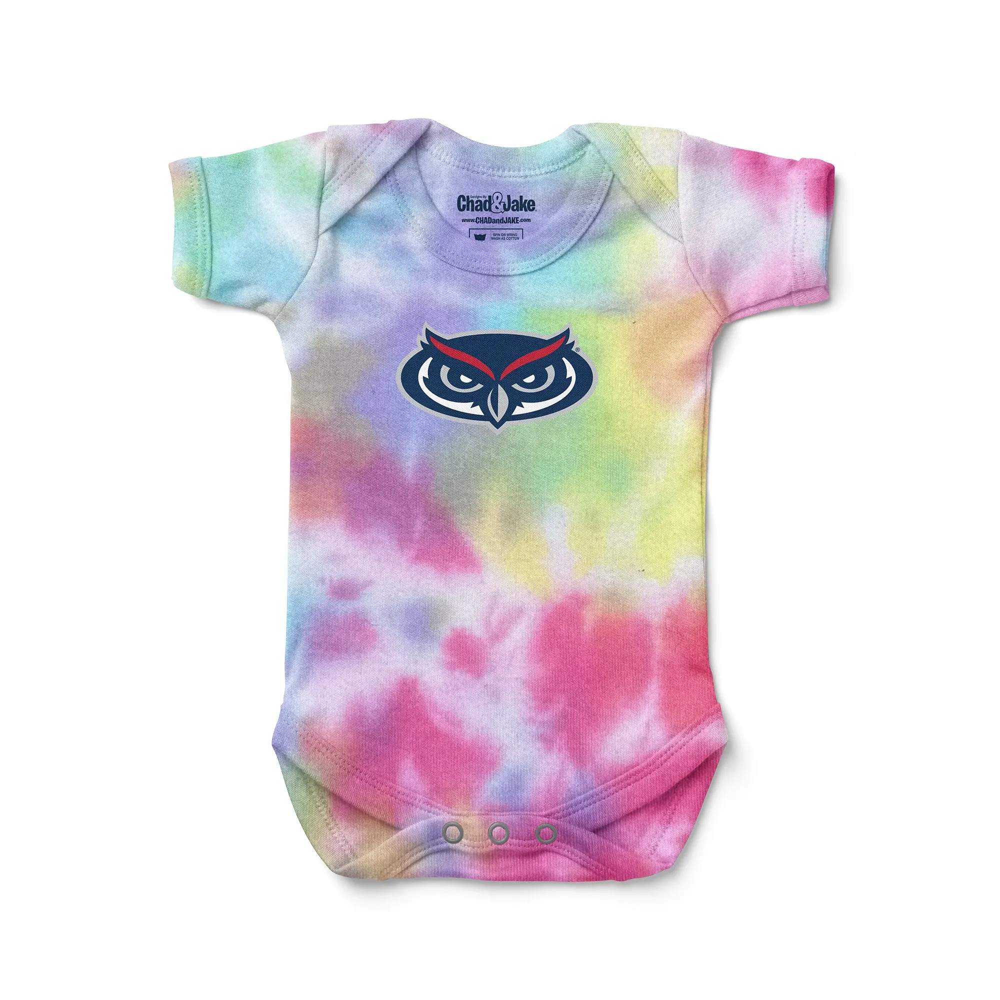 FAU Owls Tie Dye Bodysuit