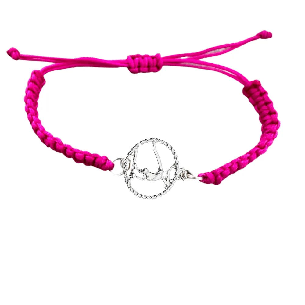 Gymnastics Adjustable Rope Bracelet - Pick Color