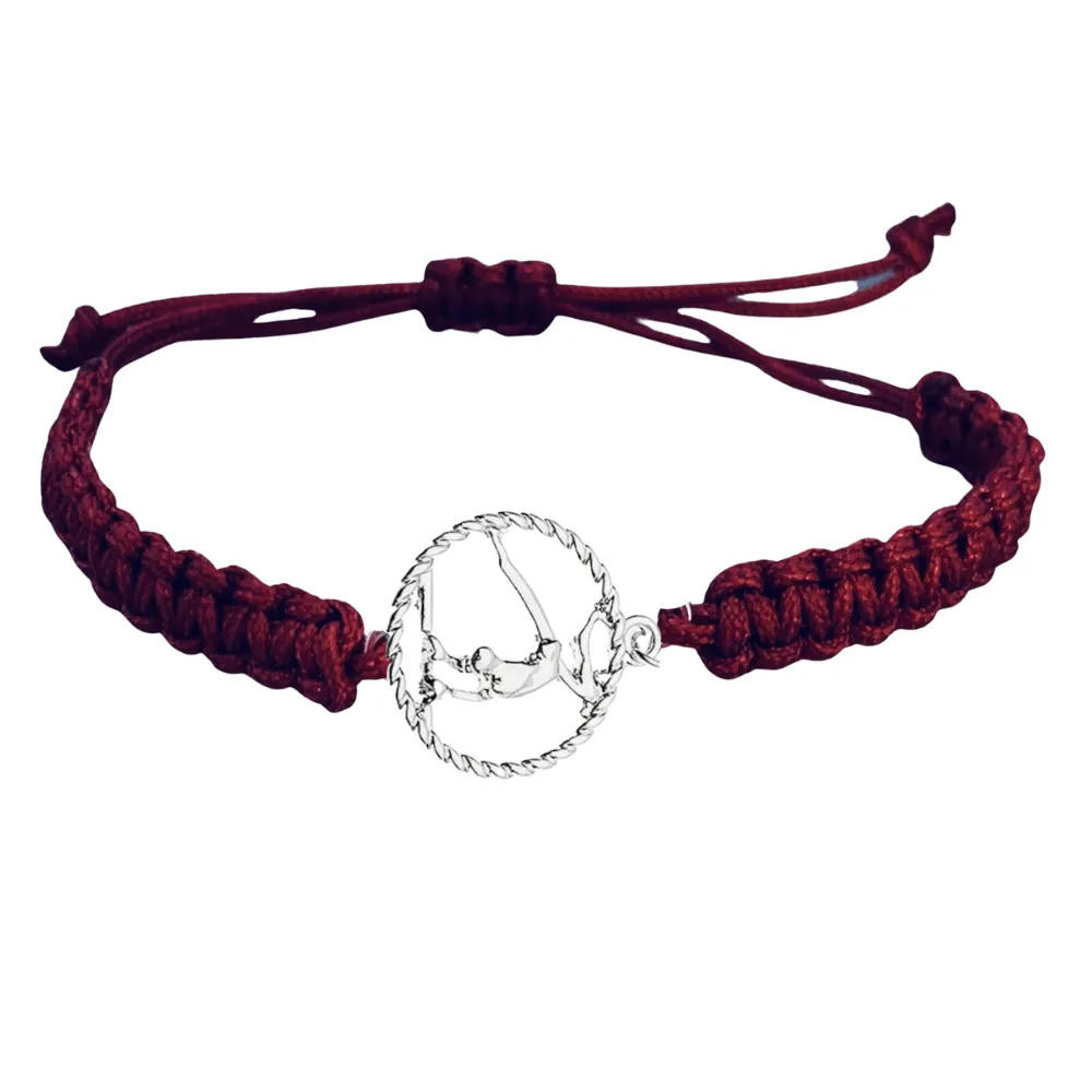 Gymnastics Adjustable Rope Bracelet - Pick Color