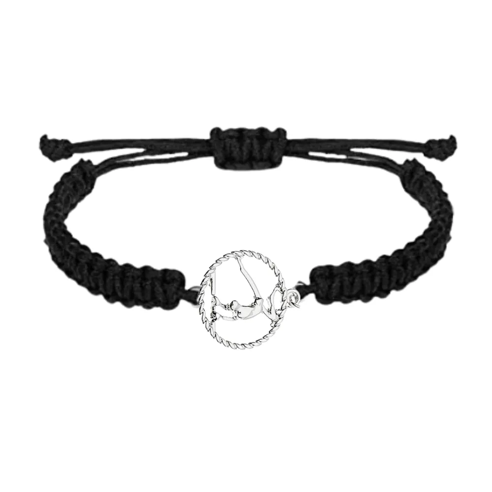 Gymnastics Adjustable Rope Bracelet - Pick Color