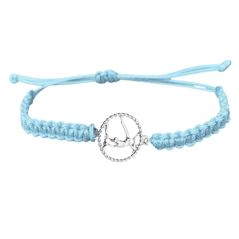 Gymnastics Adjustable Rope Bracelet - Pick Color