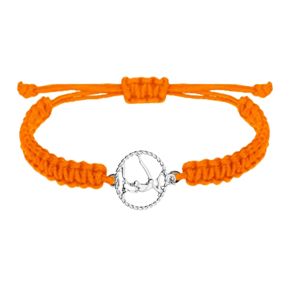 Gymnastics Adjustable Rope Bracelet - Pick Color