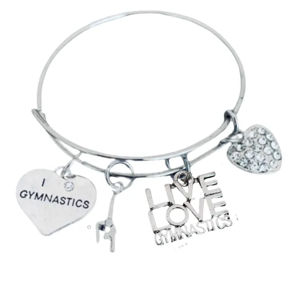 Gymnastics Bangle Bracelet