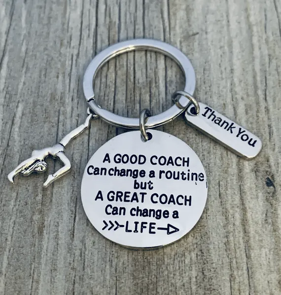 Gymnastics Coach Keychain - Change Life