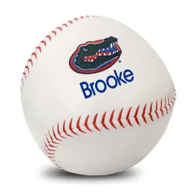 Personalized Florida Gators Plush Baseball