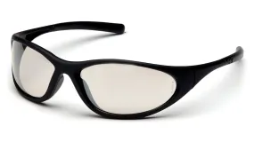 Pyramex SB3380E Zone II Matte Black Safety Glasses W/ Indoor/Outdoor Mirror Lens (12 each)