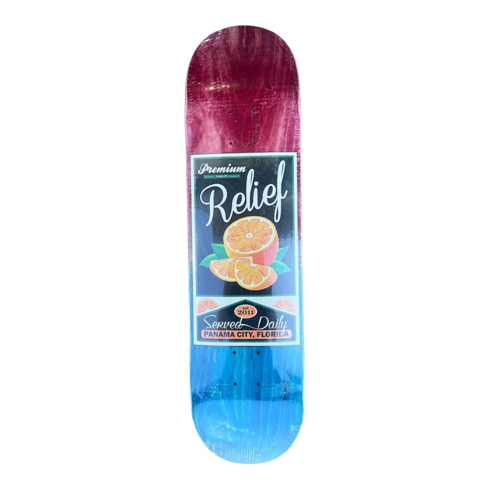 RELIEF ORANGE SLICE DECK ASSORTED FADE STAINS