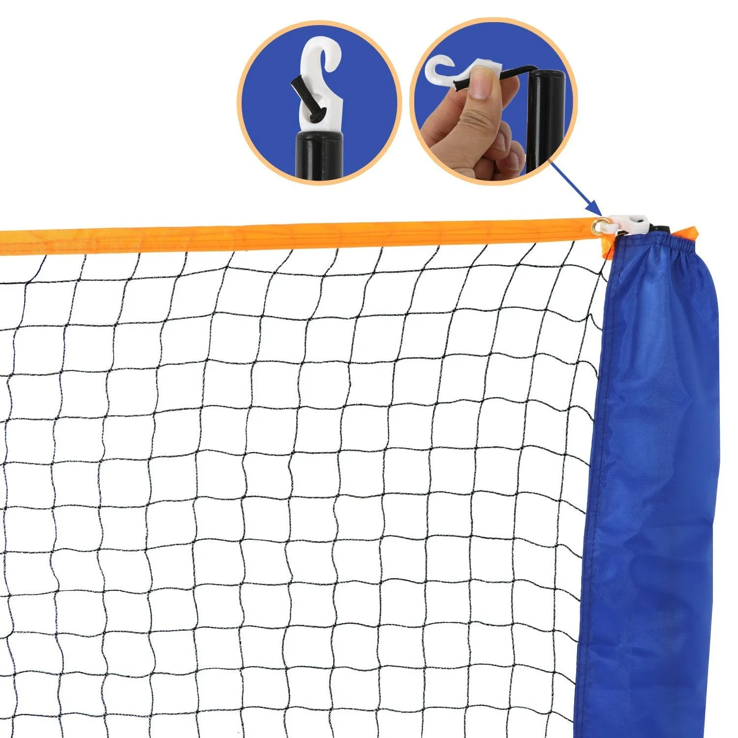 ZENY™ High Portable Badminton Net Beach Volleyball Tennis Sports Training Net Set,10FT*5FT